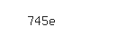 Captcha: 745e